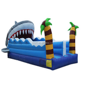 Platform balap mengambang tiup yang dapat disesuaikan untuk dewasa reli hiu rumah taman air resor pulau hiburan diproduksi - Product Image 4