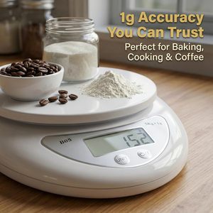 Báscula Digital Electrónica de Cocina para Frutas y Verduras con Tazón y Apagado Automático - Product Image 4