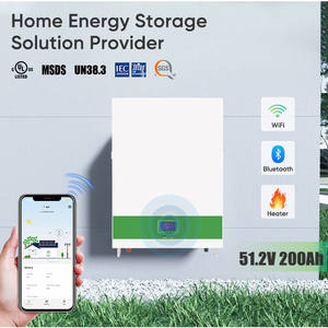 Batería Solar de Pared de 10 Kw, 48V, 100Ah, 200Ah, 280Ah, 5Kwh, 10Kwh, 15Kw, para el Hogar, 51.2v, Venta al Por Mayor - Product Image 1