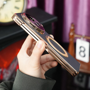 เคสโทรศัพท์สำหรับ Honor MagicV5/V6 พร้อมขาตั้งแม่เหล็กแบบหมุนได้, บานพับแม่เหล็กแบบหุ้มเต็มตัว ป้องกันการตกกระแทก - Product Image 3