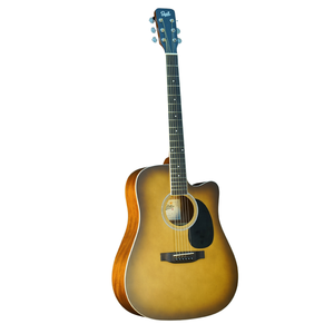 Cina produttore di vendita diretta di alta qualità 41 pollici Full Basswood chitarra acustica qualità ebano tastiera in acero OEM accettato - Product Image 4