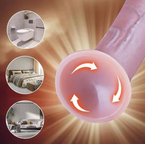 هزاز نسائي مزدوج الطبقات من السيليكون السائل والـ PVC، واقعي مع كأس شفط، مقاوم للماء، 190 جرام، ناعم للاستمناء، لعبة جنسية للبالغين - Product Image 5