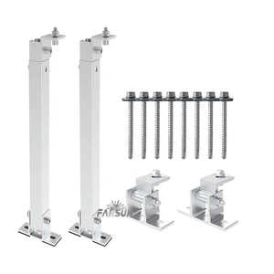 Soportes de Panel de Aluminio FarSun, Triangulares Ajustables para Paneles Solares - Product Image 1