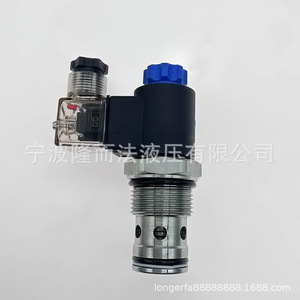 วาล์วโซลินอยด์ไฮดรอลิก Longerfa รุ่น LSV6 08 10 12 16 2NCSP แบบสองทาง ไหลแรงดันสูง 315 บาร์ 600 ลิตร/นาที - Product Image 4
