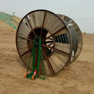 Support de bobine de câble électrique hydraulique en acier fabriqué en Chine de haute qualité, cric de tambour de câble - Product Image 6