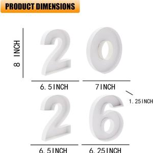 Tablero de Cartón para Graduación Clase 2026 de 8 Pulgadas, Tablero para Aperitivos Rellenable, Caja Decorativa para Fiestas de Dulces (2026) - Product Image 6