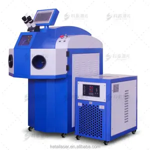 Emas Perak Perhiasan Spot Welding Machine 200W untuk Cincin Liontin Gelang Laser Welding