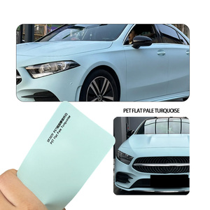 Film de protection de carrosserie de voiture en PET de haute qualité, <span class=keywords><strong>couleur</strong></span> blanche <span class=keywords><strong>satin</strong></span>ée, brillance, 1,52 m x 18 m, vente en gros, changement de <span class=keywords><strong>couleur</strong></span> - Product Image 3