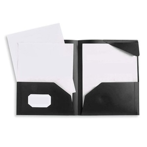 Porte-<span class=keywords><strong>documents</strong></span> A4 à double pochette avec emplacement pour cartes de visite, classeur de bureau, impression de logo personnalisée, vente en gros - Product Image 6