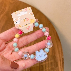 Pulseira Infantil de Desenho Animado para Crianças, Pulseira de Gelatina Colorida com Contas, Linda Pulseira para Meninas e Bebês - Product Image 5