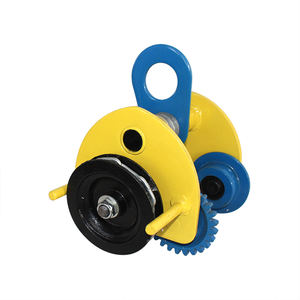 उच्च दीवार <span class=keywords><strong>1</strong></span> टन से <span class=keywords><strong>5</strong></span> टन पल्ली ब्लॉक तैयार ट्रॉली के साथ i-बीम स्टील मैनुअल सादा ट्रॉली चार पहिया रोल कंटेनर - Product Image 3