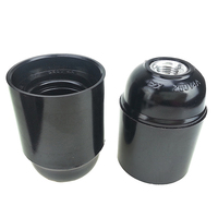 Soporte de bombilla colgante, accesorios de iluminación con lámpara, Collar de sombra, lámpara de anillo, soporte de lámpara Baklite M10 E27/E26