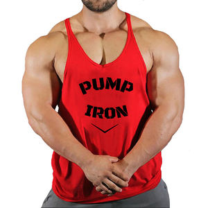 Débardeur de sport en coton pour hommes, coupe ample, sans manches, pour la course à pied, l'entraînement, le basketball et le fitness - Product Image 2