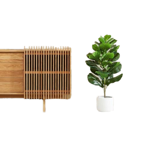 2024 뜨거운 판매 인공 식물 ficus Pandurata 냄비와 핸스 나무 - Product Image 3