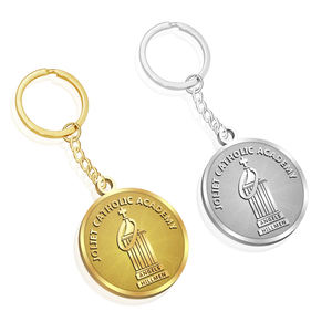 Porte-clés en alliage de zinc fait à la main au design personnalisé en gros Porte-clés pour hommes à sangle en métal véritable-Dessin animé de mode vintage - Product Image 3