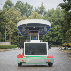 Vélo-bar électrique tandem ordinaire pour les visites en ville, vélo-pub à pédales pour les groupes touristiques, vélo-pub pour les soirées en ville - Product Image 4