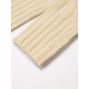เดรสไหมพรมคอวีสีเบจ ไซส์ S(66) เดรสสเวตเตอร์ผู้หญิง - Product Image 3