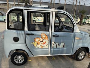 4-Seater รถไฟฟ้าขนาดเล็ก4ล้อพร้อมเครื่องปรับอากาศ1000วัตต์มอเตอร์<span class=keywords><strong>แบตเตอรี่</strong></span>ลิเธีย<span class=keywords><strong>ม</strong></span> <<span class=keywords><strong>100</strong></span>กม. ช่วง<span class=keywords><strong>ราคา</strong></span>ถูก - Product Image 5