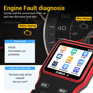 เครื่องสแกน Obd2รถเครื่องมือวินิจฉัยเครื่องอ่านรหัสเครื่องยนต์เครื่องอ่านรหัสความผิดปกติเครื่องมือสแกนวินิจฉัยรถยนต์ - Product Image 3