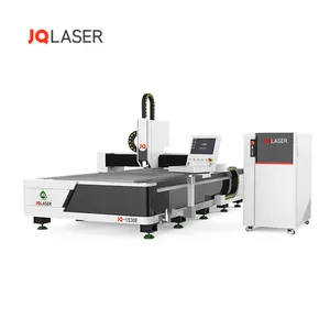 JQLASER 1530E Welded Bed Aluminum Light Gantry 1.5*3m Worktable fiber laser metal iron sheet cutting machine