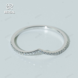 Bagues de mariage en diamant de laboratoire certifié IGI 1,1 ct, livraison rapide, argent 925, bague pavée à coupe ronde personnalisée, bijoux fins - Product Image 1