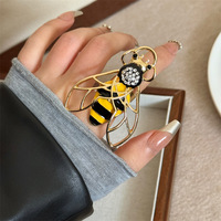 Bague de homard abeille libellule insecte en métal tendance créative pour femme