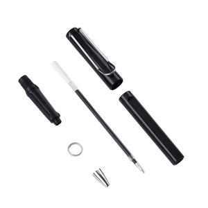 Bolígrafos de Tinta Negra - Punta Fina de 0.5 mm, Resistentes al Agua y de Secado Rápido, Recargables, con Tapa de Cierre a Presión - Personalizados para Oficina y Escuela - Product Image 4