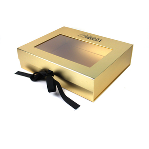 Custom Luxury Magnetic Gift Box with Clear Window for <strong>Wedding</strong> <strong>Chocolate</strong> and Sweet Packaging - Product Image 2