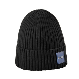 หมวกไหมพรมปักลายโลโก้แบบกำหนดเองสำหรับฤดูหนาว - Product Image 3