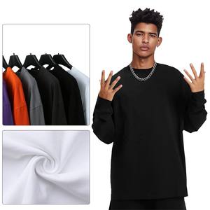 Camisas de Manga Larga AK-128 al por Mayor, 260g, Talla Grande para Hombre, 100% Algodón, Lisas, con Logotipo Personalizado, Alta Calidad - Product Image 2
