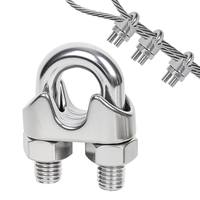 Collier de serrage pour câble métallique en acier inoxydable M3 de 1/8 pouce, Chine, système impérial/métrique