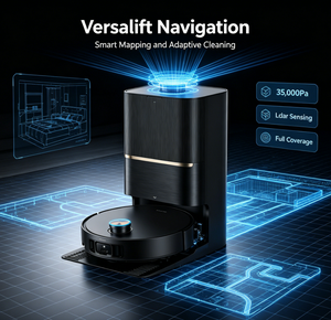 Dreame L60 All in One <strong>Robot</strong> Vacuum With Self Empty Dock Hot Water Mop Wash Auto Drying Multi <strong>Room</strong> Map Pet Family <strong>Cleaning</strong> <strong>Robot</strong> - Product Image 4