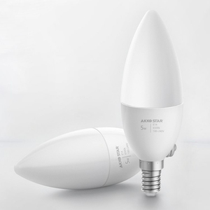 Akko Sao 6500K/3000K 5W E14/E27 C37 Bóng Đèn Cao Lugen Điều Khiển Ic <span class=keywords><strong>LED</strong></span> AC 90 80 Trong Nhà <span class=keywords><strong>LED</strong></span> Chiếu Sáng Kho E14 <span class=keywords><strong>LED</strong></span> Bóng Đèn <span class=keywords><strong>800</strong></span> Lumen - Product Image 5