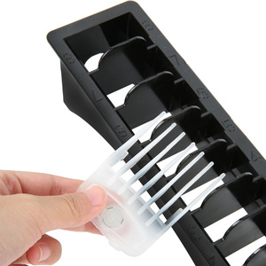 Caja de Almacenamiento para Peines de Cortapelos, 10 Ranuras, Plástico Grande, Uso en Salón, Organizador Transparente - Product Image 1