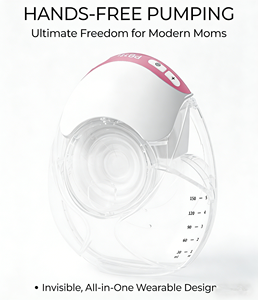 CITICITY Hot Selling Smart Wearable Electric Pump, Wireless Hands-Free BPA Free PP Material <b>E</b>-commerce Maternity Goods - Product Image 4