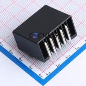 HC-5.08D-2*5AW-05 Wire-to-<b>Board</b> <b>Pin</b> Header Bent Lead Through Hole,P=5.08mm Connector 2x5P 5.08mm Right Angle Insert 10P - Product Image 2