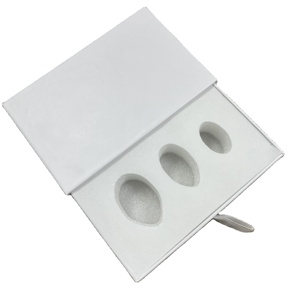 Huiying White Plain Box Yoni Eggs Package Bag Drawer Paper Box Gua Sha Packaging