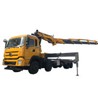 HAOY-Bras pliable de 25 tonnes, facile à installer, grue montée sur camion lourd télécommandée, vente à chaud