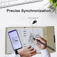 2025 A5 ensemble de cahier numérique avec écriture intelligente tableau de stylo numérique écriture manuscrite carnet de notes synchronisation pour les Promotions