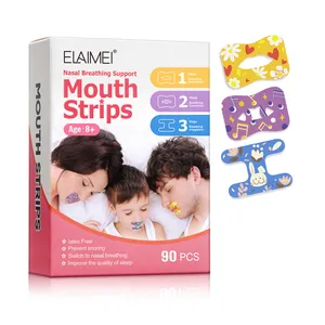 High quality 90pcs/box advanced nasal breathing mouth tape lightweight anti snoring sleeping trips for kids adults
