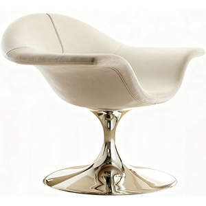 เก้าอี้ทานอาหารแบบหมุนทันสมัย ผลิตจากหนัง PU คุณภาพสูง/หนังแท้ โฟมความหนาแน่นสูงขึ้นรูปจากเวียดนาม เหมาะสำหรับใช้ในโรงเรียน - Product Image 1