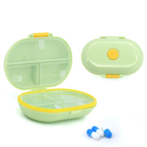 Pastillero Portátil de 7 Días con Siete Compartimentos, Contenedor Sellado de Gel de Sílice para Medicamentos y Joyas de Viaje - Product Image 1