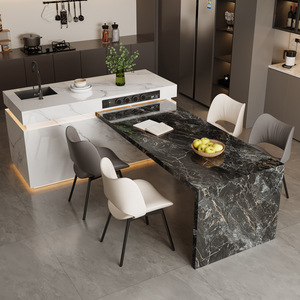 Comptoir <span class=keywords><strong>en</strong></span> marbre réglable <span class=keywords><strong>de</strong></span> qualité supérieure <span class=keywords><strong>cuisine</strong></span> à café multifonctionnel à bas prix Bar salle à manger <span class=keywords><strong>Table</strong></span> d'îlot - Product Image 1