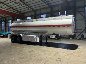 Hoge Kwaliteit Op Maat Gemaakte Zware 50000 60000 Liter Carbon Staal Petroleum Brandstof Tanker Semi Truck Trailer