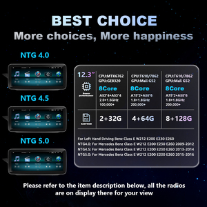 Màn Hình Navi GPS Xe Hơi Android 12 8 Nhân 12.3 ''Cho E-W212 Mercedes 2009-2016 WIFI 4G 8 + 128GB BT Carplay Màn Hình IPS Máy Nghe Nhạc Đa Phương Tiện - Product Image 5