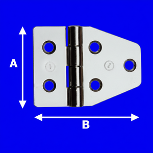Moderna cerniera quadrante in acciaio inox per mobili nautici 40x55mm per scatole e appartamenti al852 in4055 aldegs modello - Product Image 1