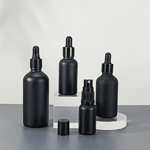 5ml 10ml 20ml 30ml 50ml 100ml 120ml Matte Frosted Amber Black Glass Dropper Bottle Essential Oil Bottles - Product Image 5