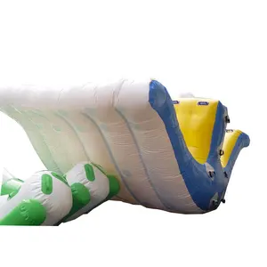 Factory directly sale inflatable water totter slide inflatable iceberg water toy inflatable seesaw for water games