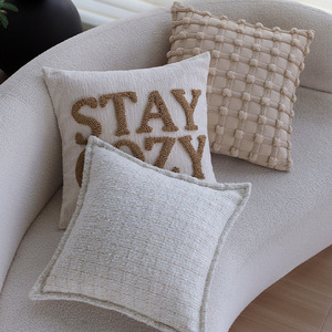 Fundas de Cojín Decorativas de Estilo Nórdico INS, Fundas de Chenilla Personalizadas, Decoración para el Hogar, Fundas de Cojín Bordadas - Product Image 4