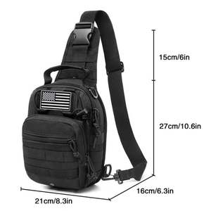 Moda antirrobo pecho oblicuo Span táctico Sling Bag multifunción un bolso de hombro verano ciclismo senderismo Camping - Product Image 3